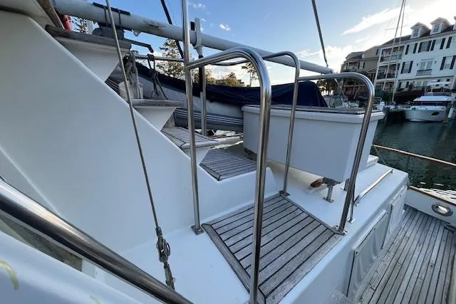 Slide: The Image of Foredeck Access Via Raised Aft Deck - 14