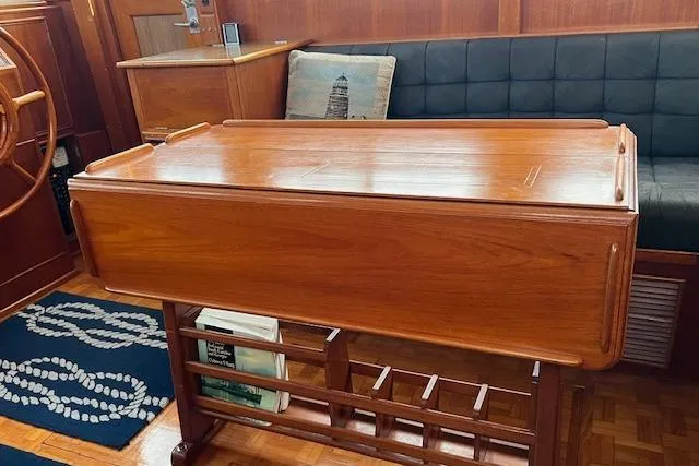 Slide: The Image of Removable Folding Leaf Salon Table - 43