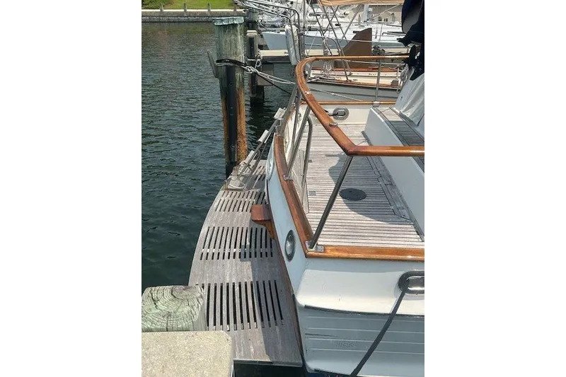 Slide: The Image of New Teak Swim Platform - 5