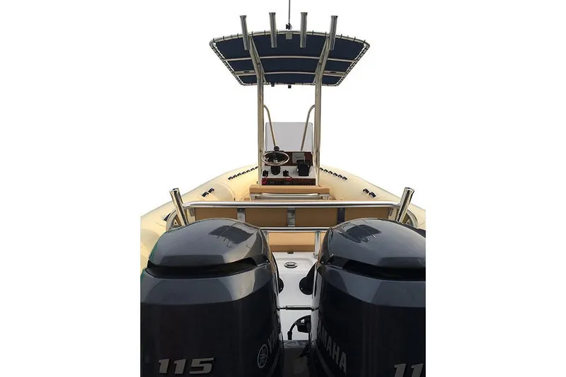 Slide: The Image of Manufacturer Provided Image: AB Inflatables Oceanus 24 VST 2026 with dual Yamaha engines. - 5