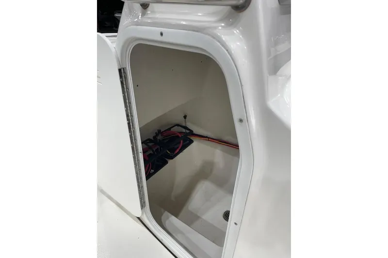 Slide: The Image of Storage compartment in 2016 Tidewater 198 CC Adventure boat. - 42