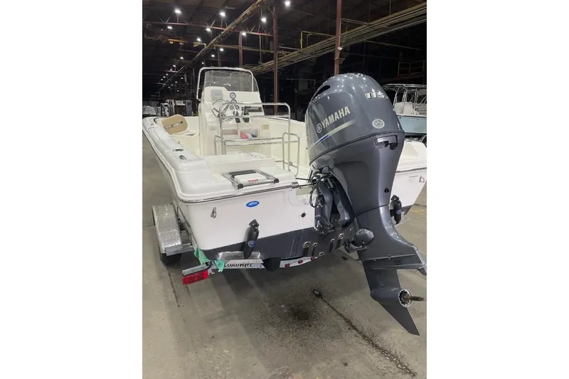 Slide: The Image of 2016 Tidewater 198 CC Adventure boat with Yamaha engine. - 5