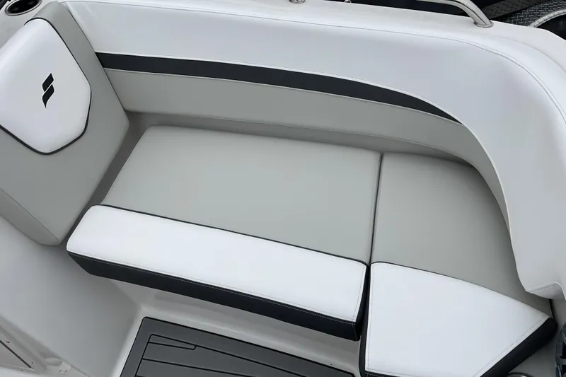 Slide: The Image of 2026 Starcraft SVX 210 DC OB boat displayed at an indoor exhibition. - 3