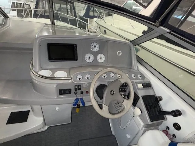 Slide: The Image of Cockpit of the 2001 Formula 370 Super Sport yacht. - 7