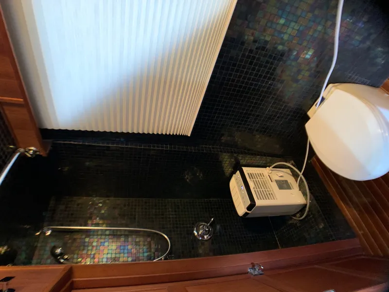 Slide: The Image of Bathroom in 1988 Harbor Master 520 Coastal boat. - 37