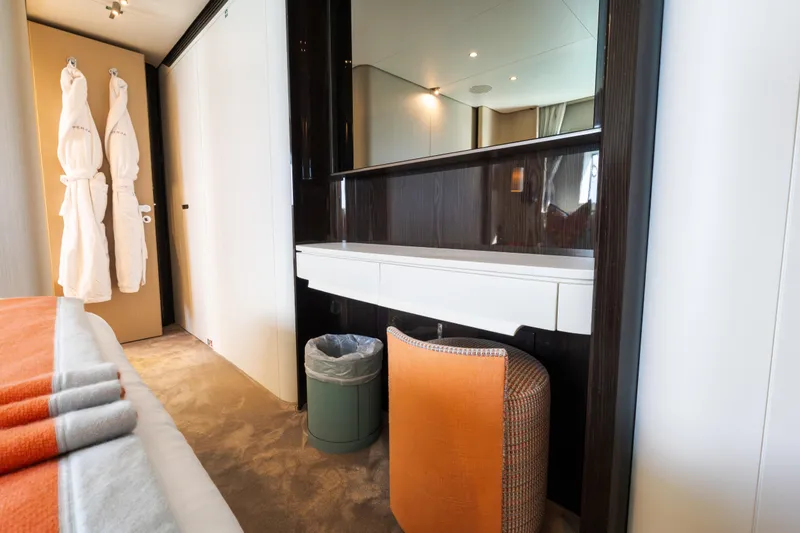 Slide: The Image of Luxurious interior of 2023 Azimut Grande 32M yacht with elegant furnishings and decor. - 14