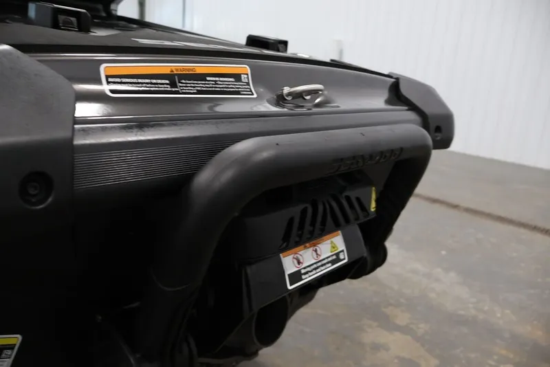 Slide: The Image of Close-up of a 2026 Sea-Doo GTI SE 130 watercraft, showcasing its rear design details. - 9