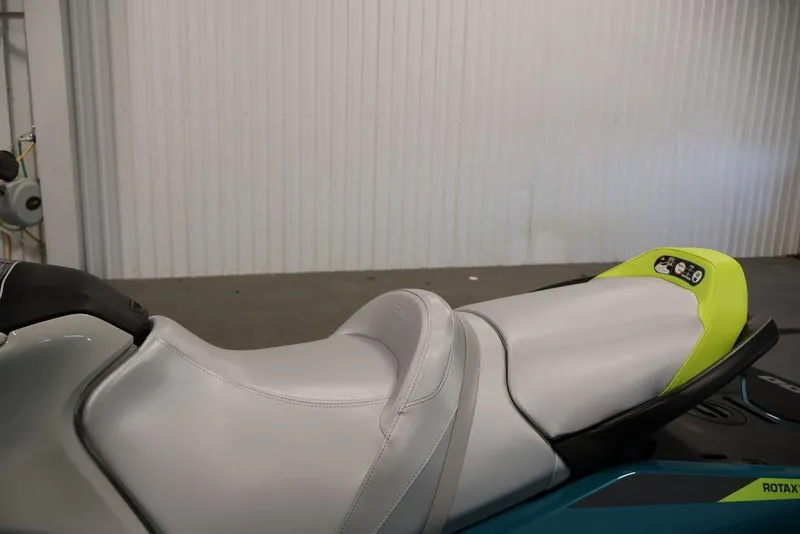 Slide: The Image of 2026 Sea-Doo GTI SE 170 jet ski seat, featuring sleek design and vibrant accents. - 7