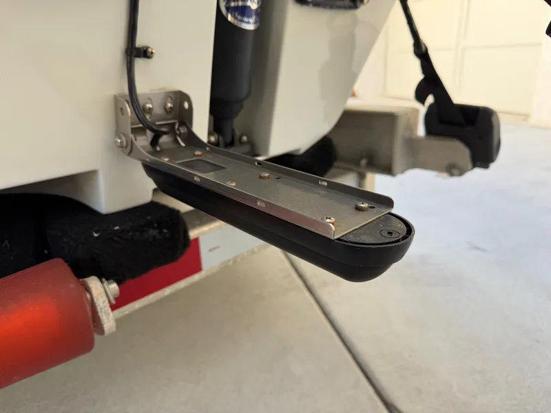 Slide: The Image of Close-up of a 2021 Maverick 17 HPX-S boat detail. - 20