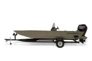 Slide: The Image of 2026 Tracker Grizzly 2072 CC boat on trailer, side view. - 2