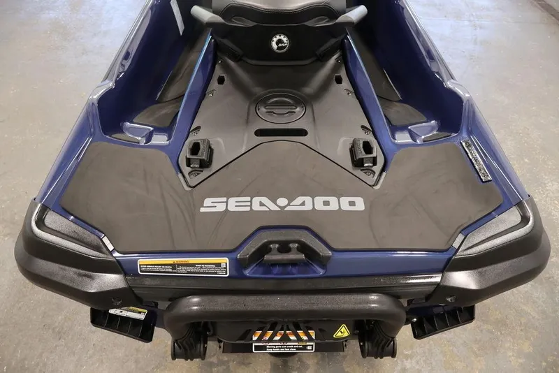 Slide: The Image of 2026 Sea-Doo GTX 170 rear deck, showcasing sleek design and branding. - 18