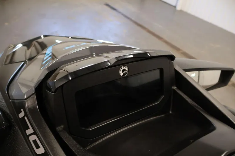 Slide: The Image of 2026 Sea-Doo GTX 170 dashboard close-up, featuring sleek design and modern display. - 3