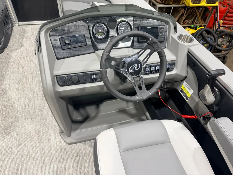 Slide: The Image of Avalon LSZ 2385 Quad Lounge Pontoon & 115HP Yamaha -$35,995 2023 - 12