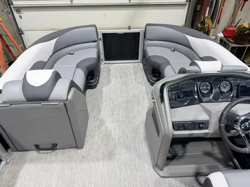 Slide: The Image of Avalon LSZ 2385 Quad Lounge Pontoon & 115HP Yamaha -$35,995 2023 - 3