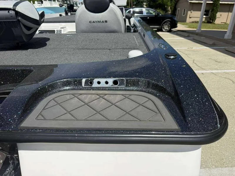 Slide: The Image of 2025 Caymas Bass CX 20 Pro boat deck with glitter finish. - 10