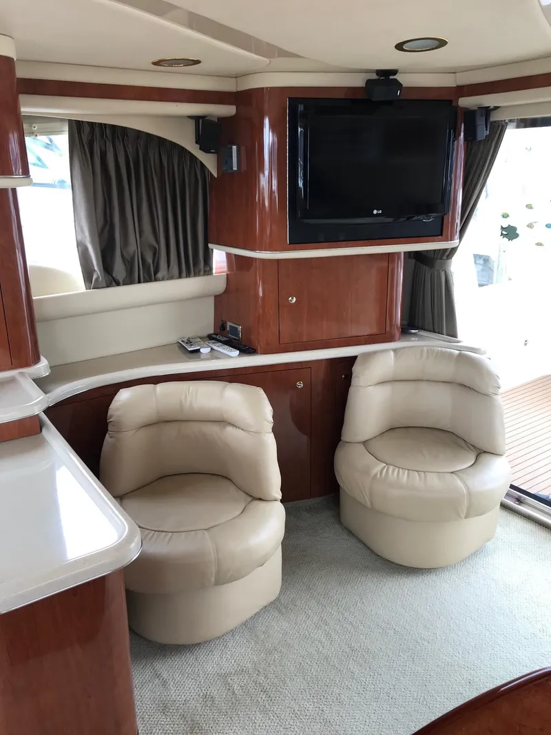 Slide: The Image of Interior of a 2003 Sea Ray 480 Sedan Bridge yacht. - 14