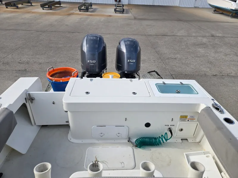 Slide: The Image of Parker 2500 Special Edition 2021 with dual outboard engines. - 11