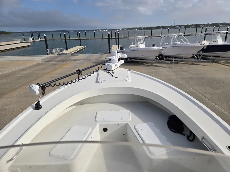 Slide: The Image of Parker 2500 Special Edition 2021 at dock with other boats. - 12