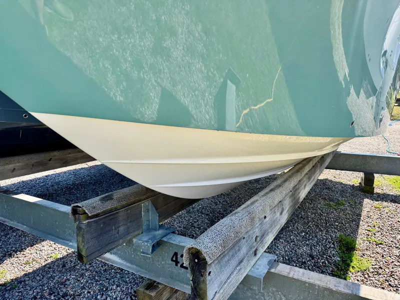 Slide: The Image of Sea Fox 228 Commander 2021 on a boat trailer. - 23