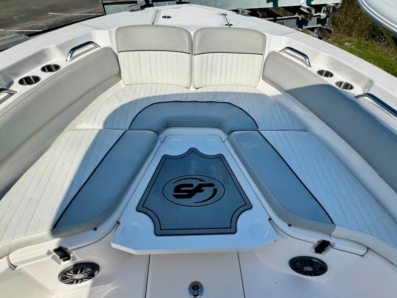 Slide: The Image of Interior view of 2021 Sea Fox 228 Commander boat. - 8