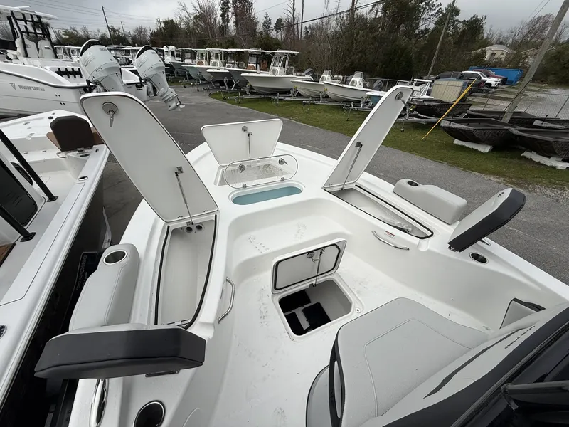 Slide: The Image of Interior view of Sea Pro 250 Bay TABS-350HP boat, year 2026. - 10