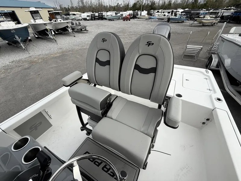 Slide: The Image of Interior of a 2026 Sea Pro 250 Bay TABS-350HP boat. - 7