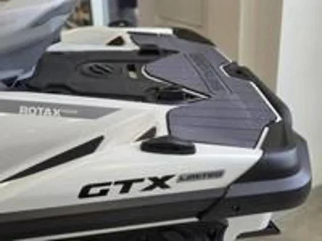 Slide: The Image of Close-up of Sea-Doo GTX 2026 jet ski, side view. - 10