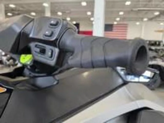 Slide: The Image of Close-up of the handlebar on a 2026 Sea-Doo GTX jet ski. - 9