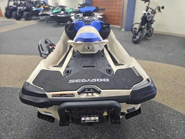 Slide: The Image of 2026 Sea-Doo Wake jet ski displayed in showroom. - 6