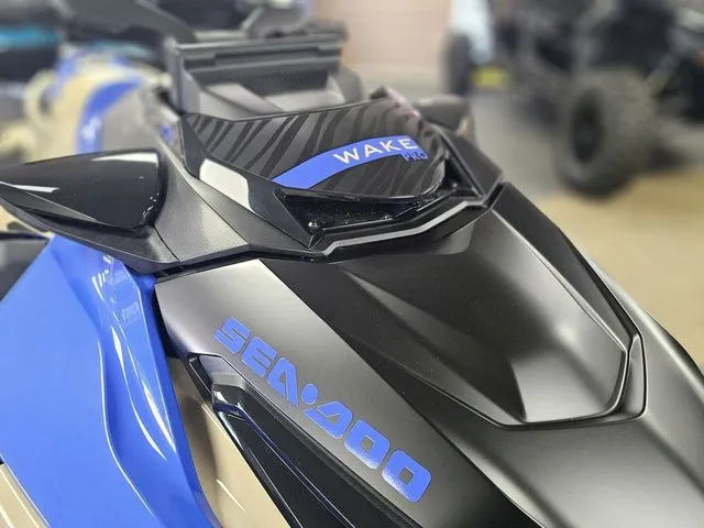 Slide: The Image of 2026 Sea-Doo Wake jet ski in blue and black. - 9