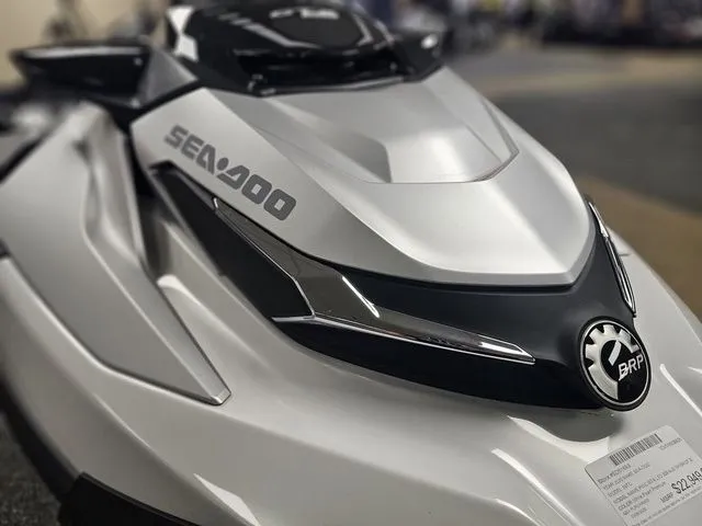 Slide: The Image of 2026 Sea-Doo GTX jet ski close-up, modern design. - 10