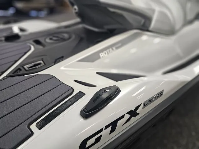 Slide: The Image of Close-up of a 2026 Sea-Doo GTX jet ski with Rotax engine. - 13