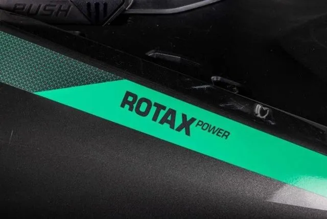 Slide: The Image of Close-up of Sea-Doo GTI SE 130 featuring Rotax Power branding. - 13