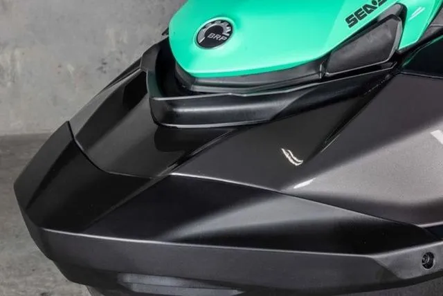 Slide: The Image of Close-up of Sea-Doo GTI SE 130 jet ski, 2026 model. - 2