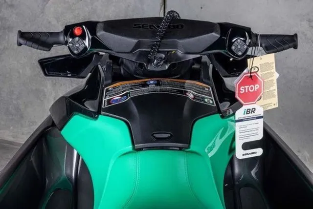 Slide: The Image of 2026 Sea-Doo GTI SE 130 jet ski dashboard and controls. - 4
