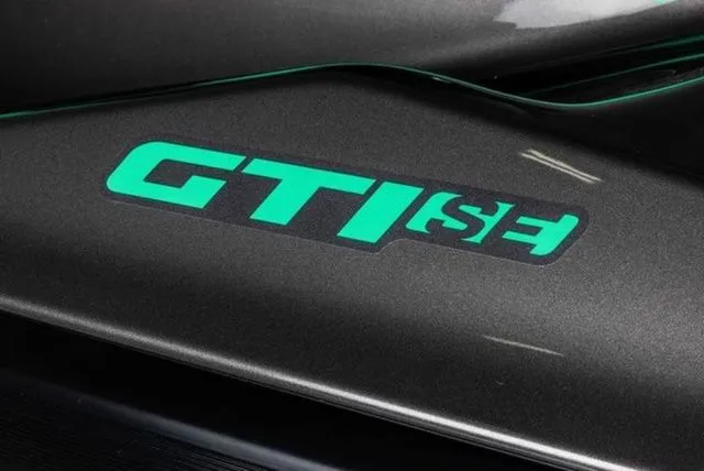 Slide: The Image of Close-up of Sea-Doo GTI SE 130 logo, 2026 model. - 5