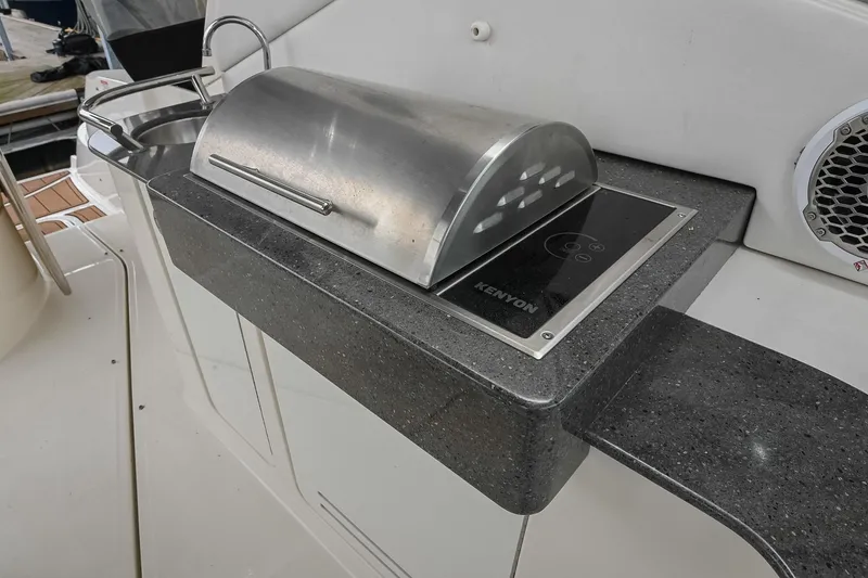 Slide: The Image of Built-in Dometic refrigerator on 2012 Sea Ray Sundancer 330 yacht. - 19