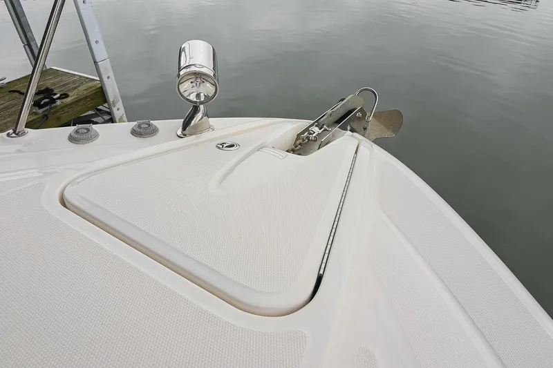 Slide: The Image of Engine compartment of 2012 Sea Ray Sundancer 330 with twin Horizon engines. - 53