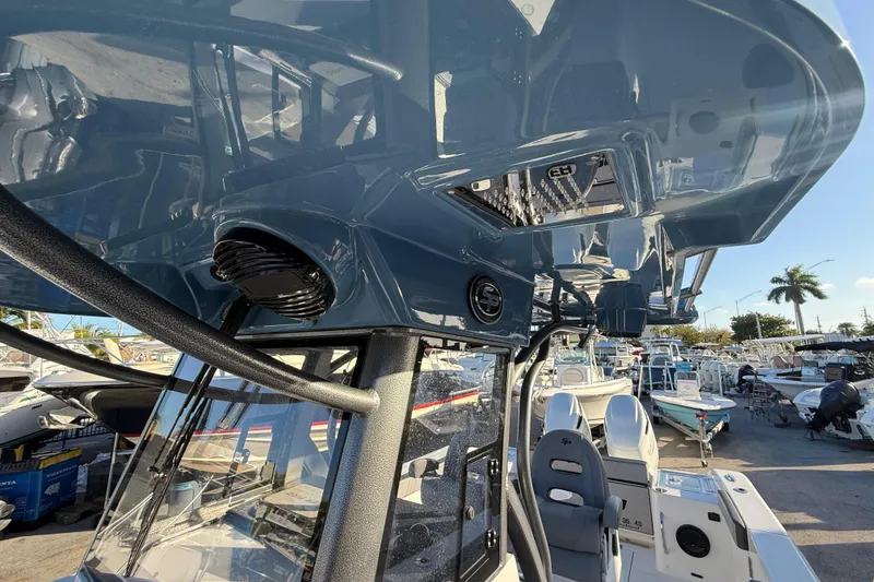 Slide: The Image of 2026 Sea Pro 292 DLX boat interior with modern design and advanced features. - 43