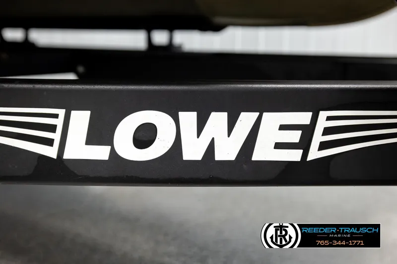 Slide: The Image of 2019 Lowe SF 212 Sport Fish boat trailer with Reeder-Trausch Marine branding. - 47