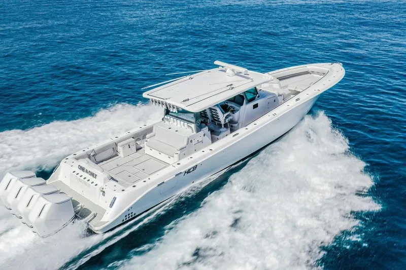 The Image of 2024 HCB 53 Suenos boat cruising on open blue ocean waters. - 0