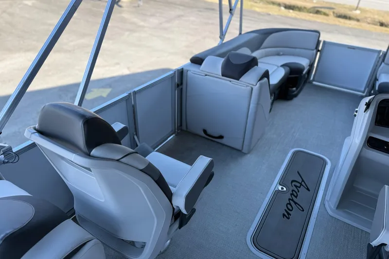 Slide: The Image of 2024 Avalon LSZ Quad Lounge interior with luxurious seating and modern design. - 11