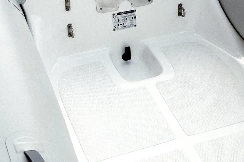 Slide: The Image of Manufacturer Provided Image: Interior of AB Inflatables Navigo 8 VS 2026 boat. - 2