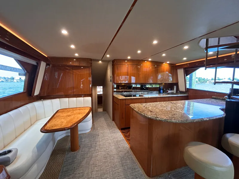 Slide: The Image of Luxurious interior of a 2014 Viking ENC FB yacht. - 41