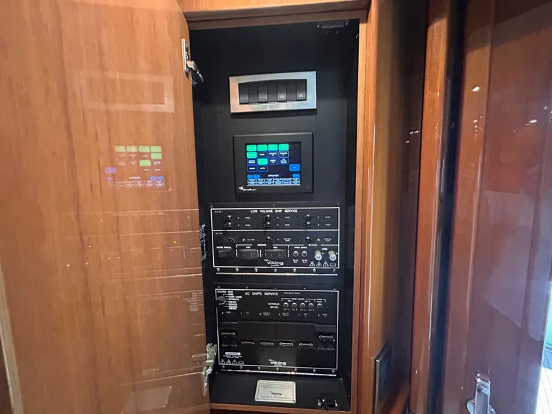 Slide: The Image of Viking ENC FB 2014 control panel cabinet with switches. - 42