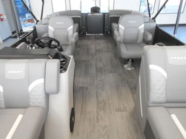 Slide: The Image of Crest Classic 220 SLC Pontoon 2025 - 20