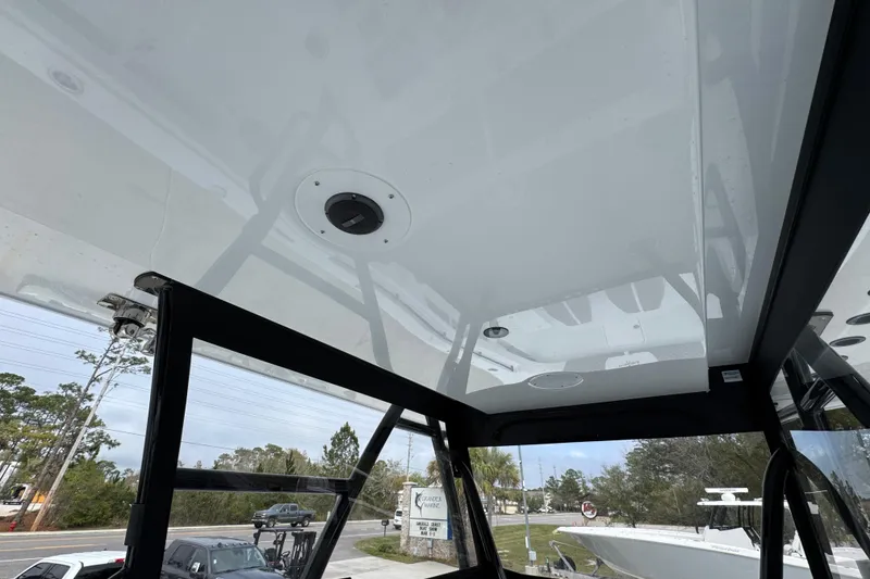 Slide: The Image of Interior view of 2026 Invincible 36 Catamaran, showcasing sleek design and modern features. - 35