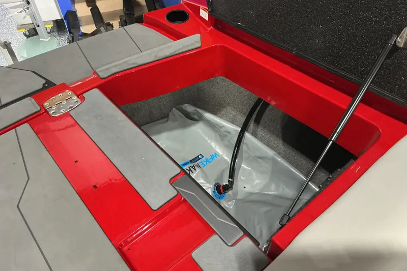 Slide: The Image of 2022 Axis T250 boat storage compartment with ballast bag and hydraulic lift. - 18