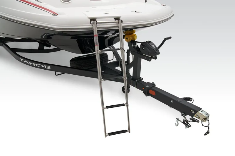 Slide: The Image of Manufacturer Provided Image: 2025 Tahoe 2150 boat trailer with ladder and hitch, showcasing sleek design. - 18