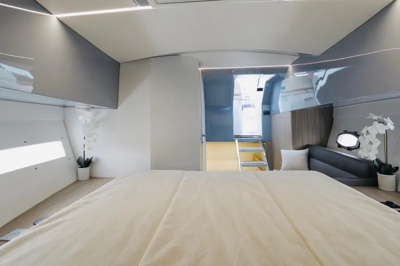 Slide: The Image of Luxurious interior of 2023 Rio Yachts Daytona 34, featuring modern design and elegant decor. - 38